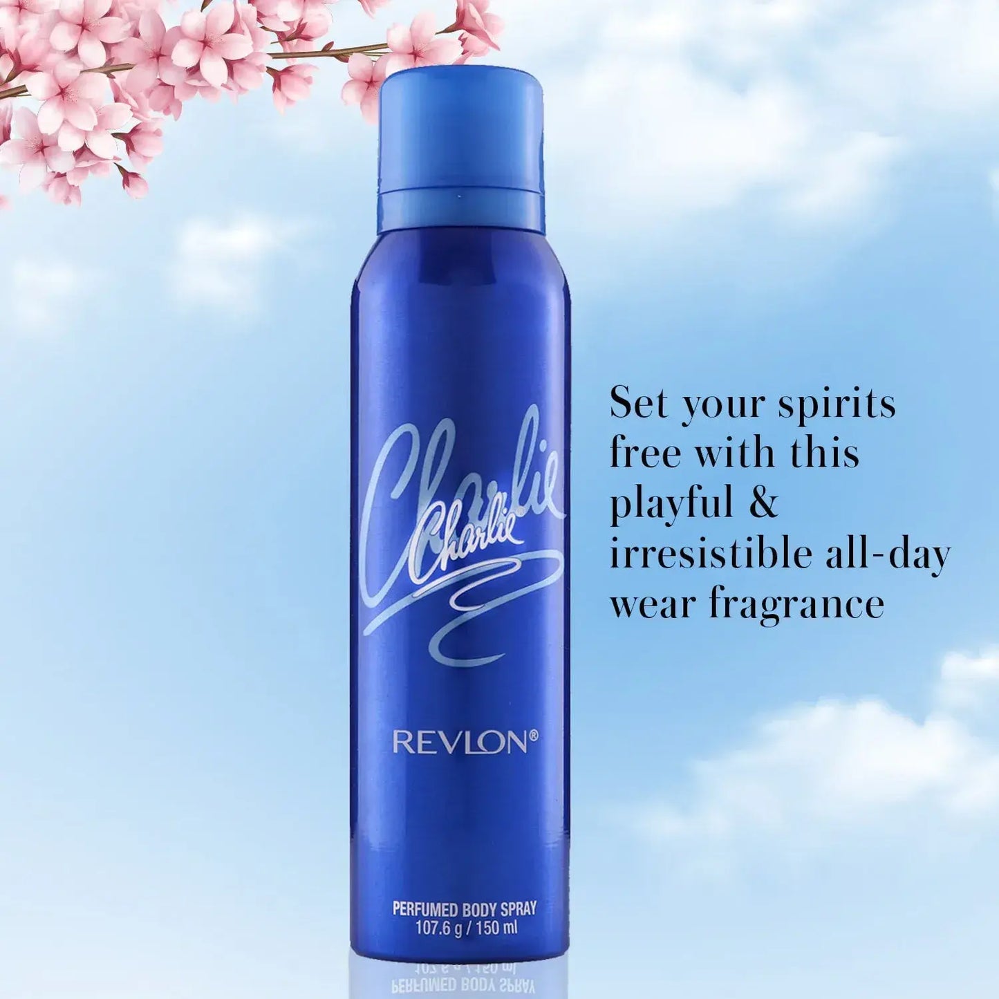 Revlon Charlie Blue Deodorant Spray for Women 150 ML