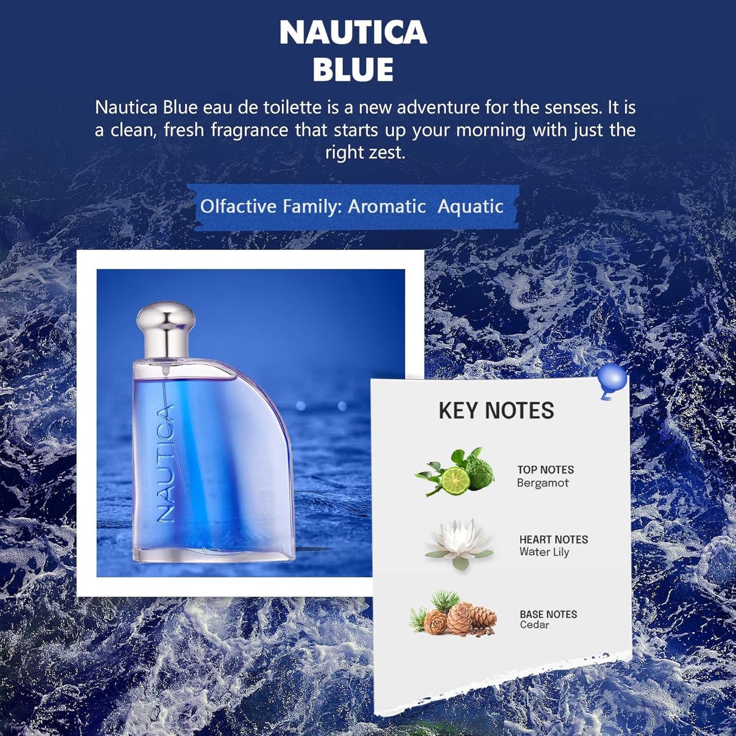 Nautica Blue Eau De Toilette For Men 100 ML