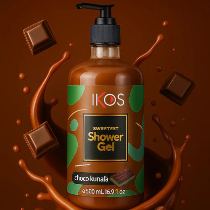 IKOS Choco Kunafa Shower Gel For Men & Women 500 ML