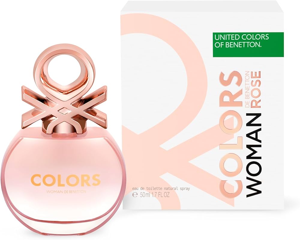 United Colors of Benetton Colors Rose Eau De Toilette for Women 50 ML