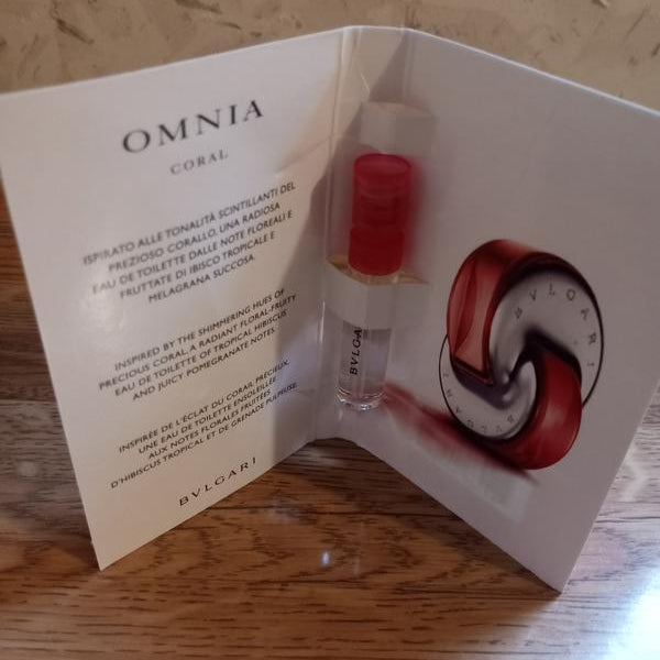 Bvlgari Omnia Coral Eau De Toilette For Women 1.5 ML Vial