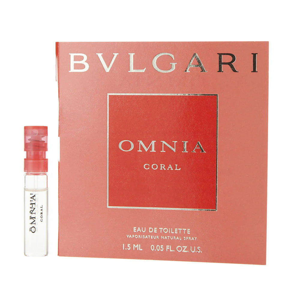 Bvlgari Omnia Coral Eau De Toilette For Women 1.5 ML Vial