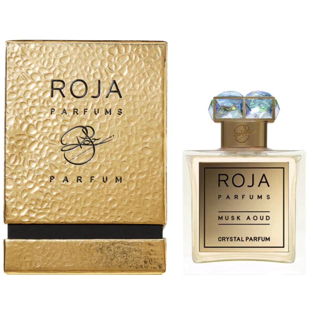 Roja Musk Aoud Crystal Parfum for Men & Women 30 ML