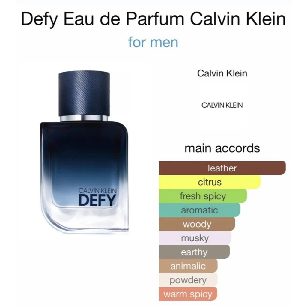 Calvin Klein Defy Eau De Parfum for Men 100 ML