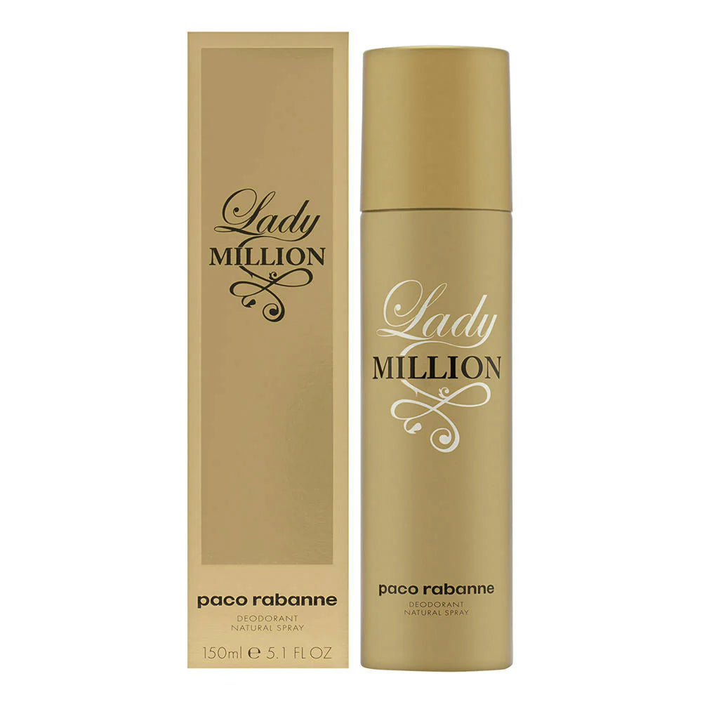 Paco Rabanne Lady Million Deodorant Spray for Women 150 ML