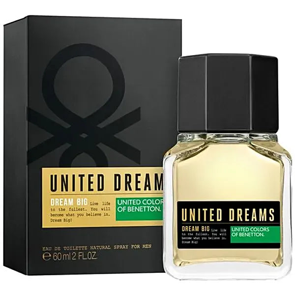 United Colors Of Benetton Dream Big Eau De Toilette for Men 60 ML