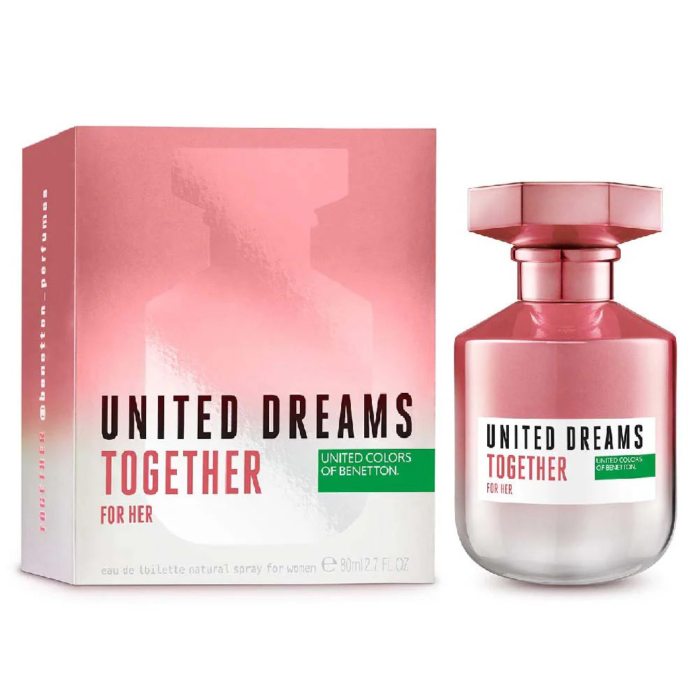 United Colors of Benetton United Dreams Together Eau De Toilette For Women 80 ML