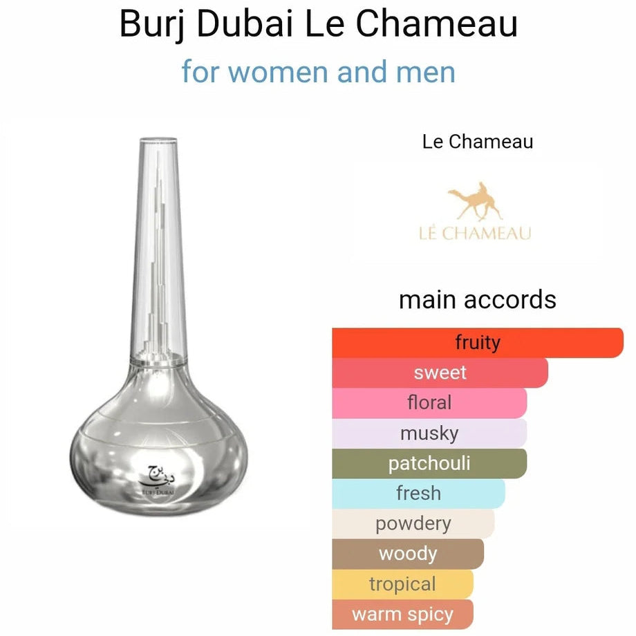 Le Chameau Burj Dubai Eau De Parfum For Women 100 ML