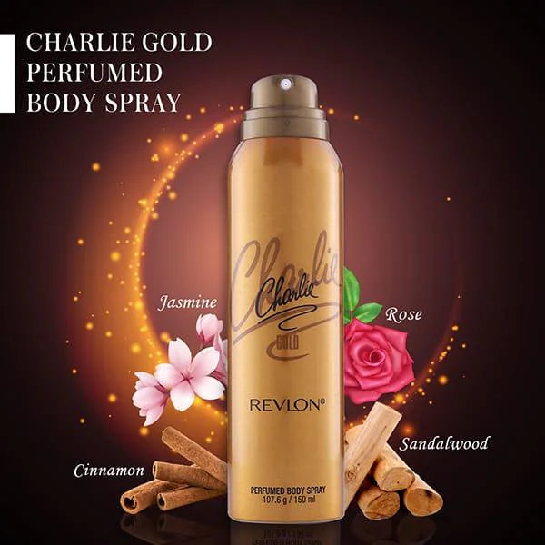 Revlon Charlie Gold Deodorant for Women 150 ML