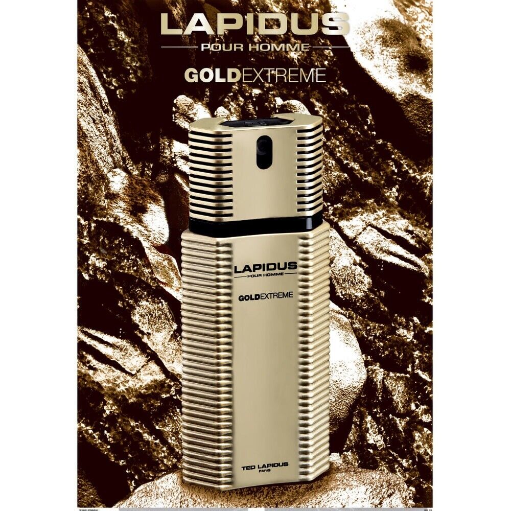 Ted Lapidus Gold Extreme Eau De Toilette For Men 100 ML