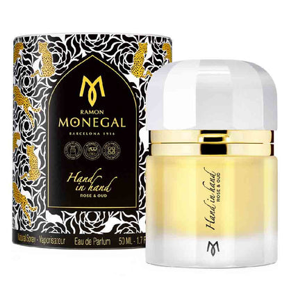 Ramon Monegal Hand In Hand Rose & Oud Eau De Parfum For Men & Women 50 ML