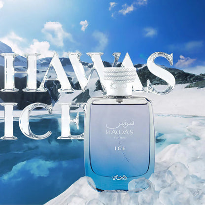 Rasasi Hawas Ice Eau De Parfum For Men 100 ML (2023 Release)