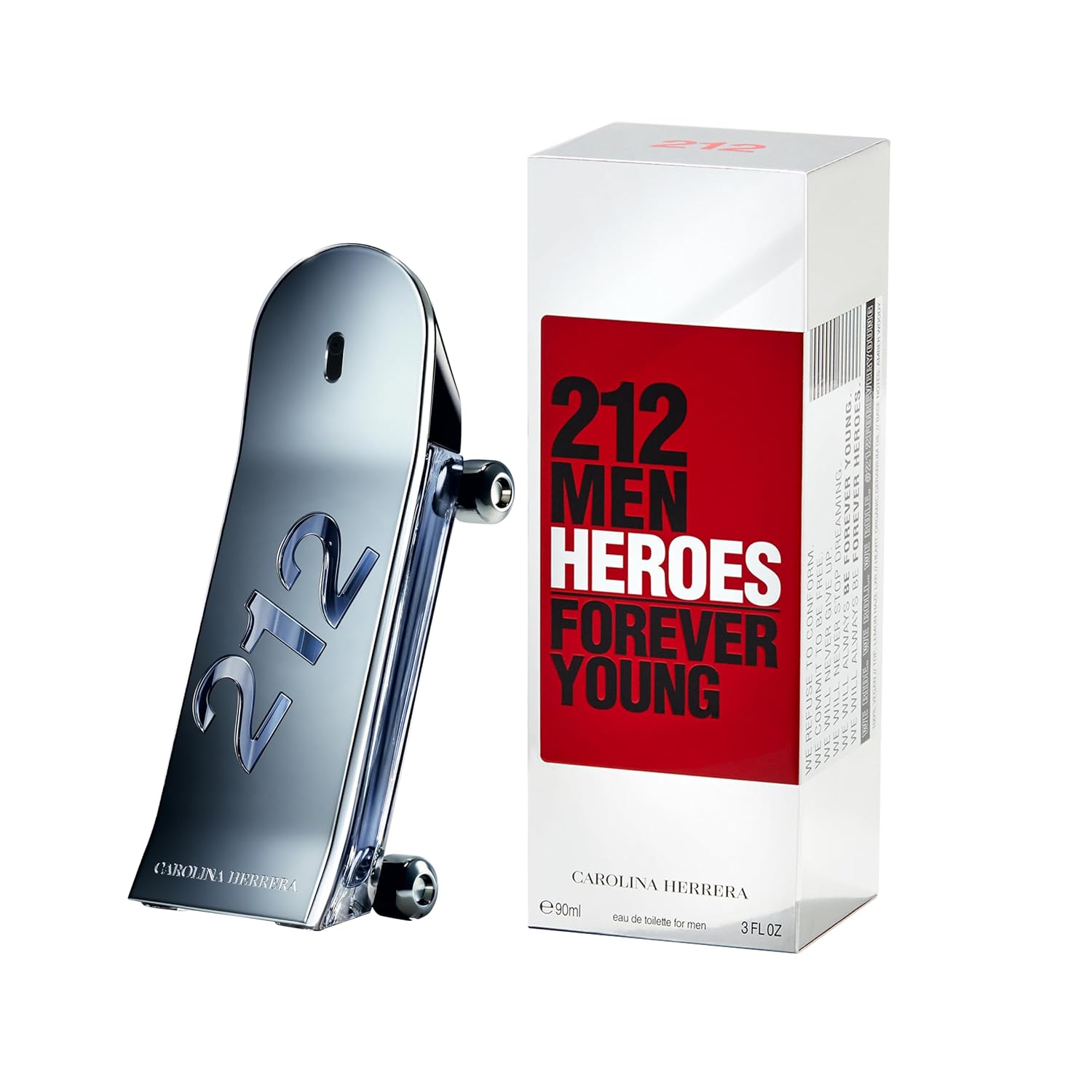 Carolina Herrera 212 Heroes Eau De Toilette For Men 90 ML