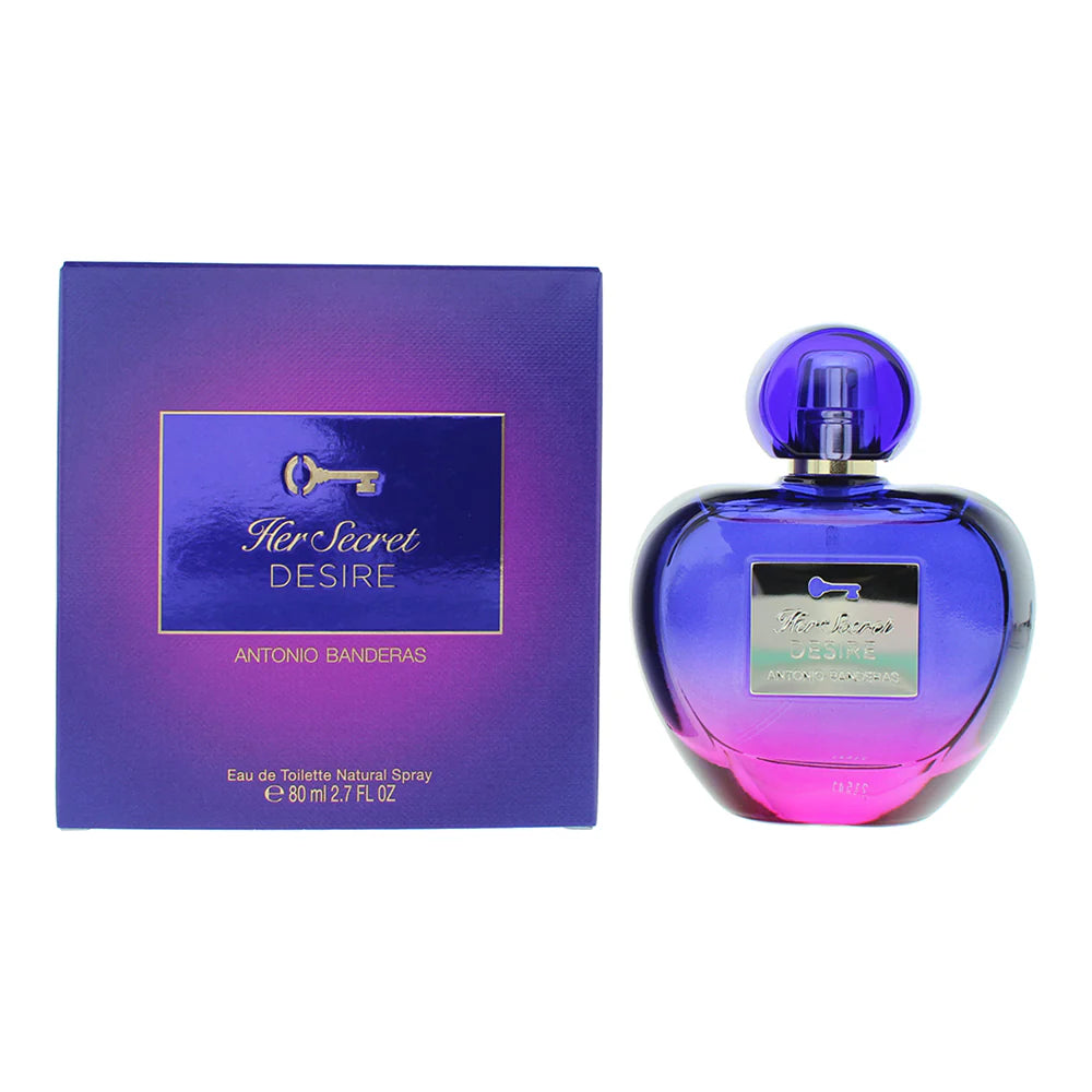 Antonio Banderas Her Secret Desire Eau De Toilette For Women 80 ML