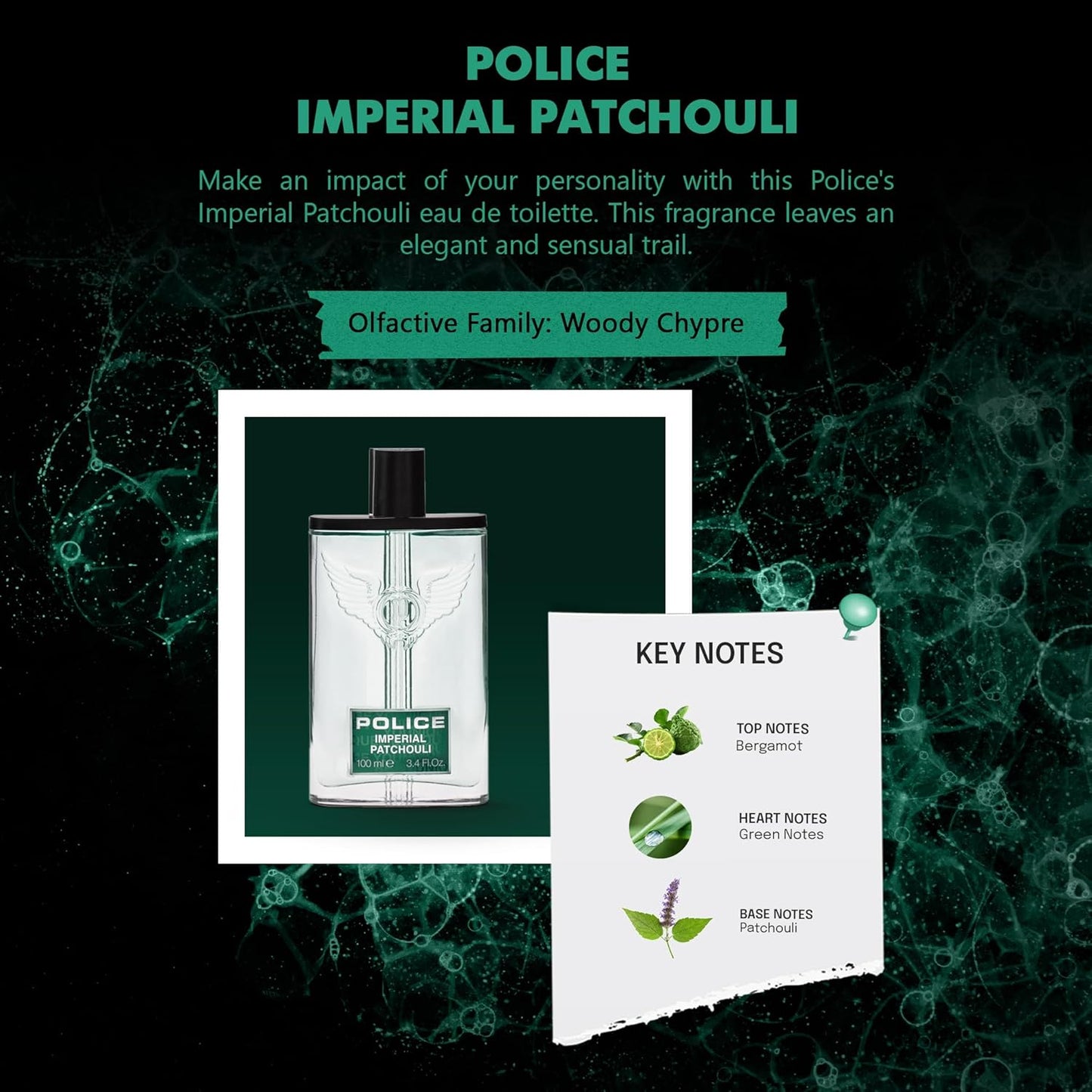 Police Imperial Patchouli Eau De Toilette For Men 100 ML