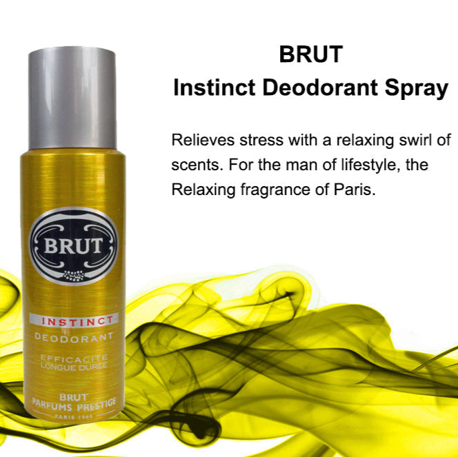 Brut Instinct Deodorant Spray for Men 200 ML