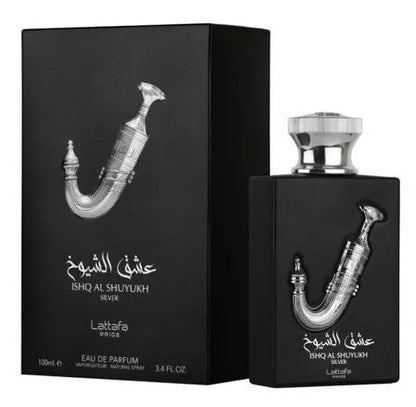 Lattafa Ishq Al Shuyukh Silver Eau De Parfum For Men & Women 100 ML