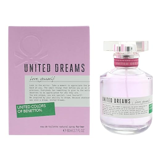 United Colors of Benetton Dreams Love Yourself Eau De Toilette For Women 80 ML