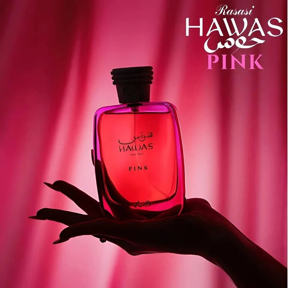 Rasasi Hawas Pink Eau De Parfum For Women 100 ML