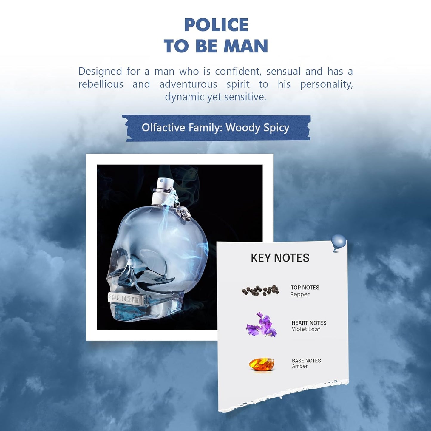 Police To Be Man Eau De Toilette for Men 125 ML