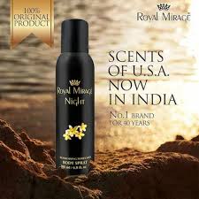 Royal Mirage Night Deodorant Spray for Men & Women 200 ML