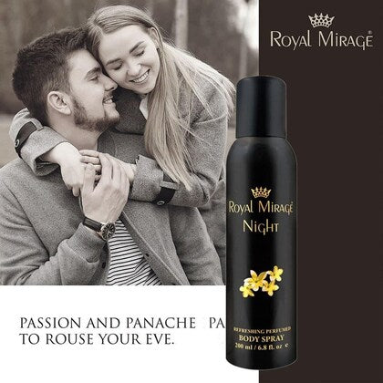 Royal Mirage Night Eau De Cologne Spray for Men & Women 120 ML