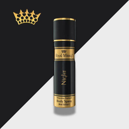 Royal Mirage Night Deodorant Spray for Men & Women 200 ML