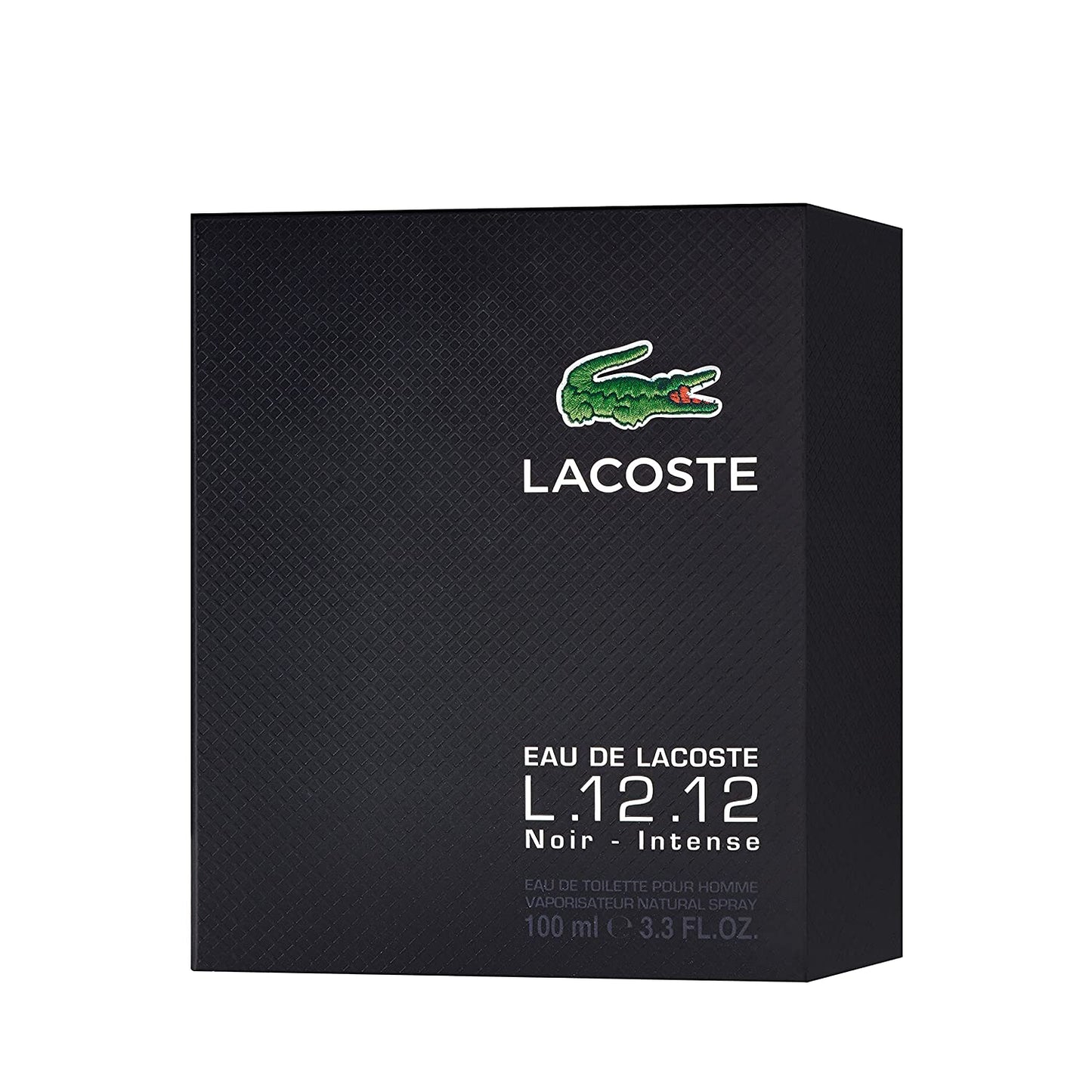 Lacoste L.12.12 Noir Intense Eau De Toilette For Men 100 ML