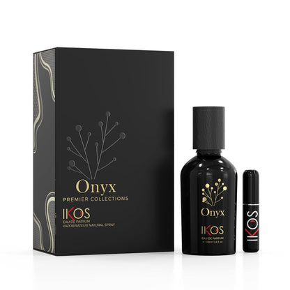 Ikos Onyx Eau De Parfum For Men 100 ML With Free Portable Atomizer Inside