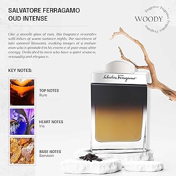 Salvatore Ferragamo Oud Intense Eau De Parfum For Men 100 ML