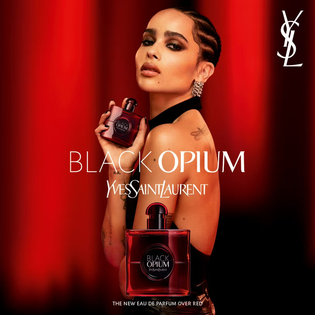 YSL Yves Saint Laurent Black Opium Over Red Eau De Parfum for Women 90 ML