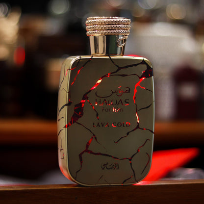 Rasasi Hawas Lava Gold Eau De Parfum For Men 100 ML