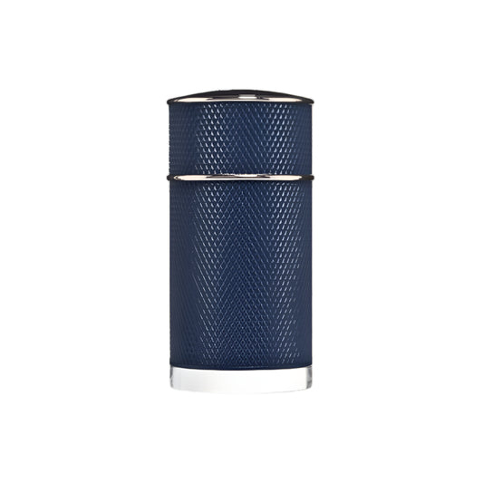 Blue textured cylindrical object on a white background