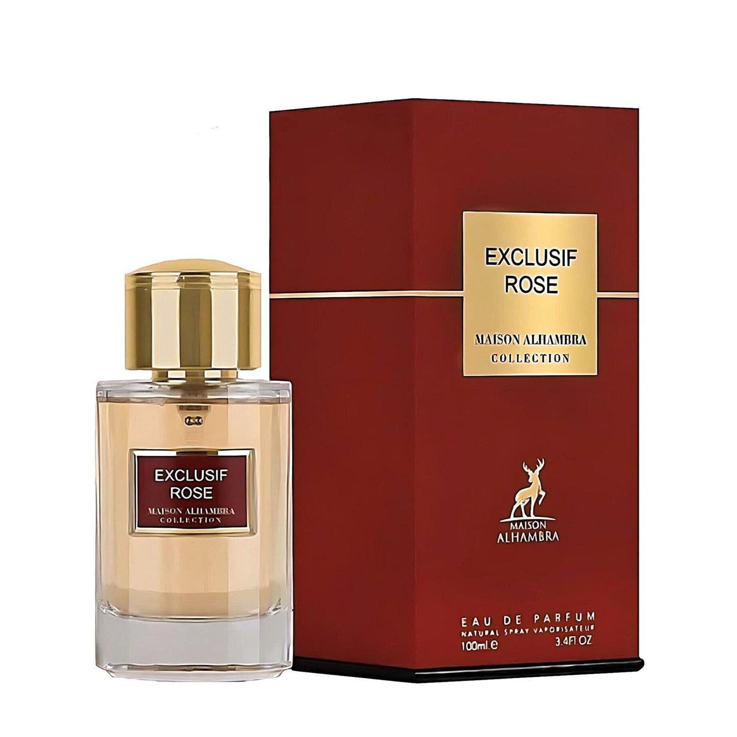 Maison Alhambra Exclusif Rose Eau De Parfum For Women 100 ML