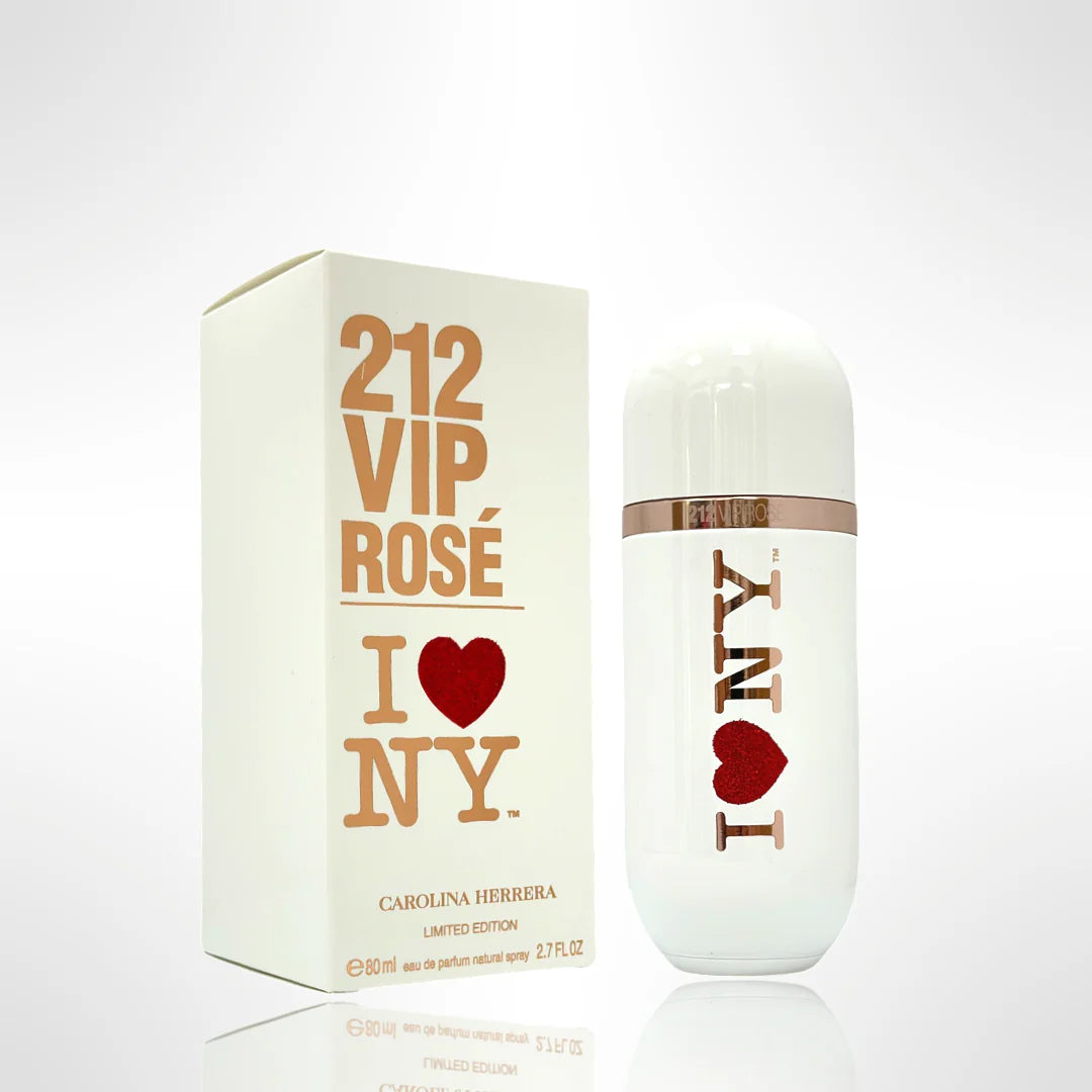 Carolina Herrera 212 VIP Rose I Love NY Limited Edition Eau De Parfum For Women 80 ML