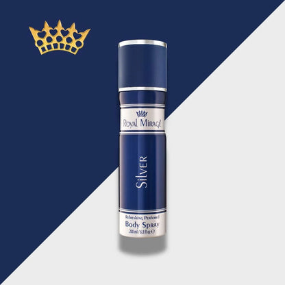 Royal Mirage Silver Deodorant Spray for Men & Women 200 ML