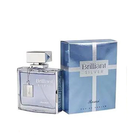 Rasasi Brilliant Silver Eau De Parfum for Men & Women 100 ML