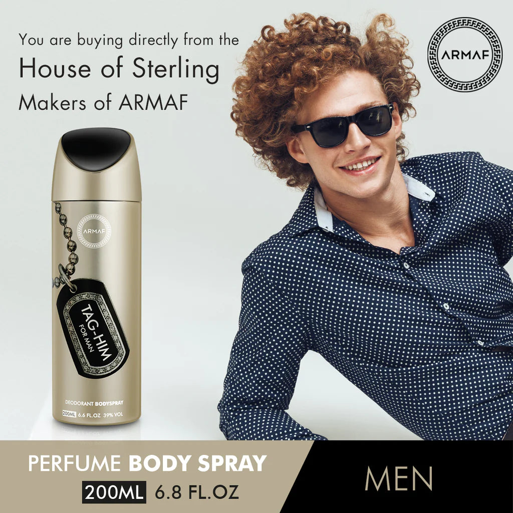 Armaf Tag Him Deodorant Spray for Men 200 ML