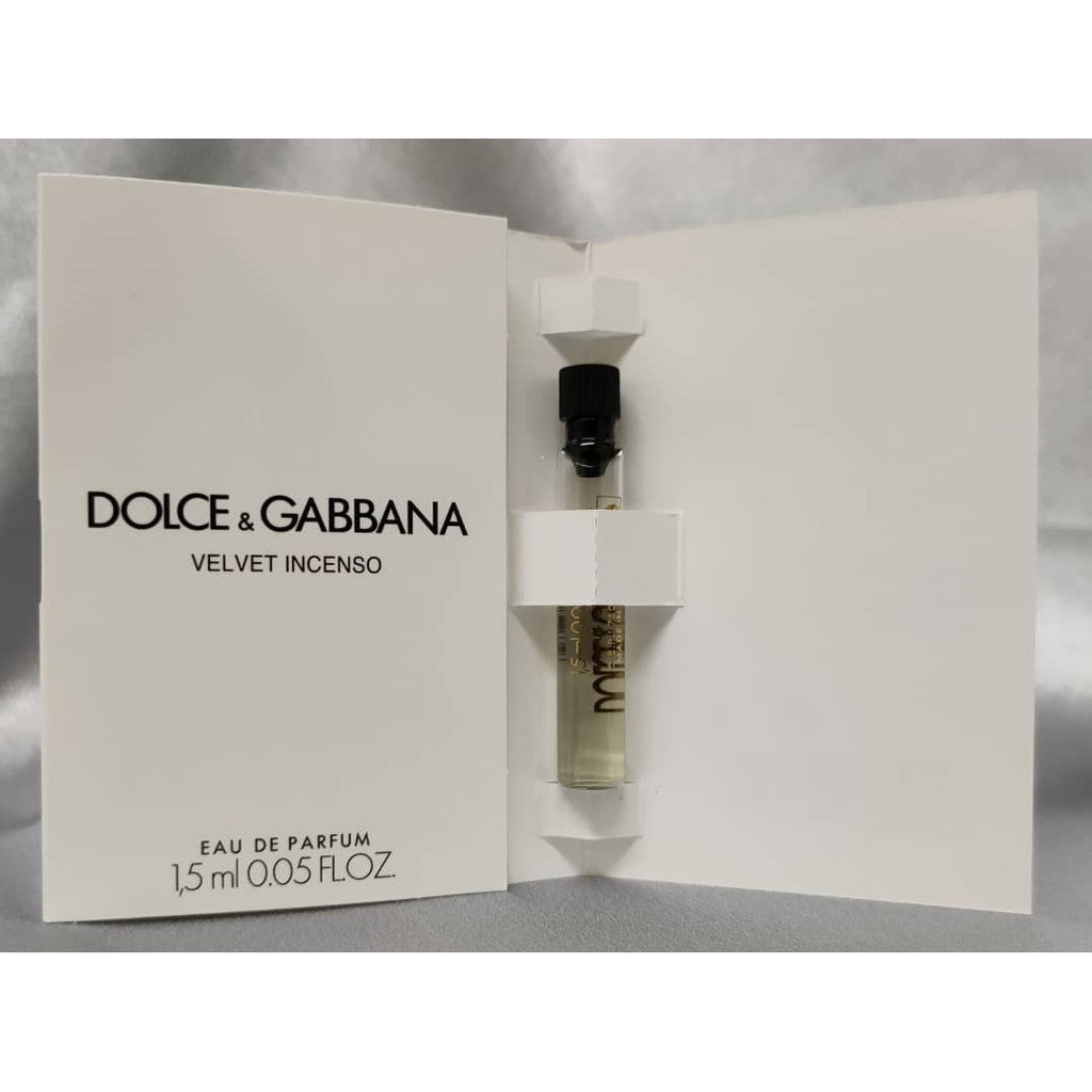 Dolce & Gabbana Velvet Incenso Eau De Parfum For Men 1.5 ML Vial