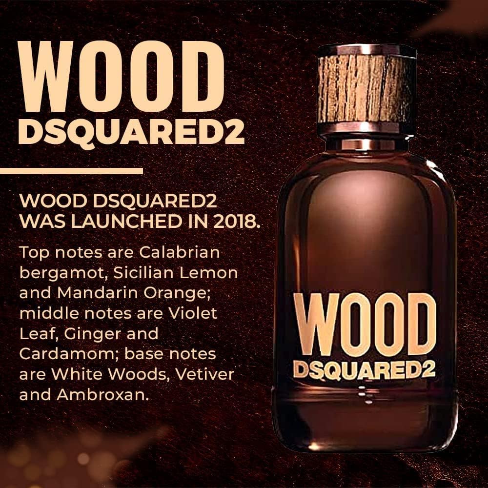 Dsquared2 Wood Pour Homme Eau De Toilette for Men 50 ML